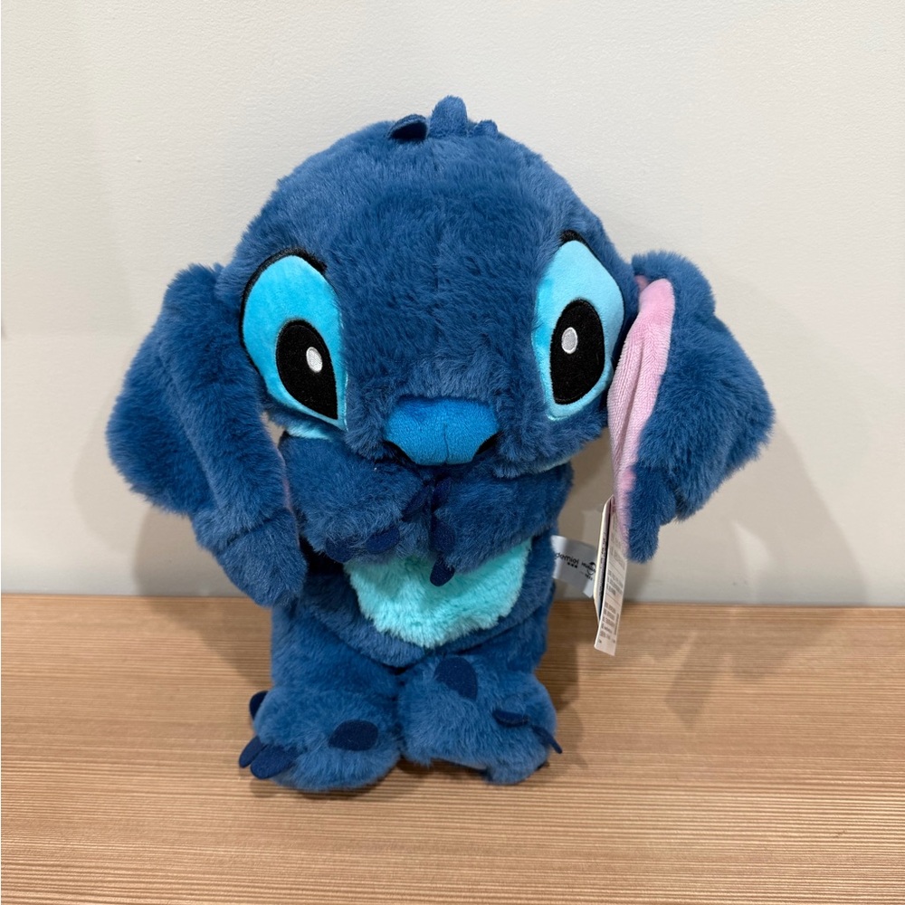 Disney Stitch Plush Toy - Blue Cute Character Plush for Kids floppy ears 12”